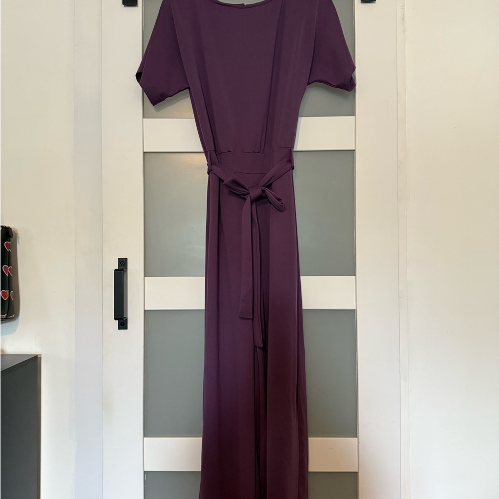 Elegant Purple Women's Dress